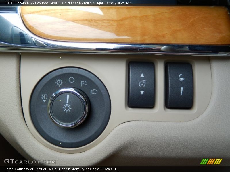 Gold Leaf Metallic / Light Camel/Olive Ash 2010 Lincoln MKS EcoBoost AWD