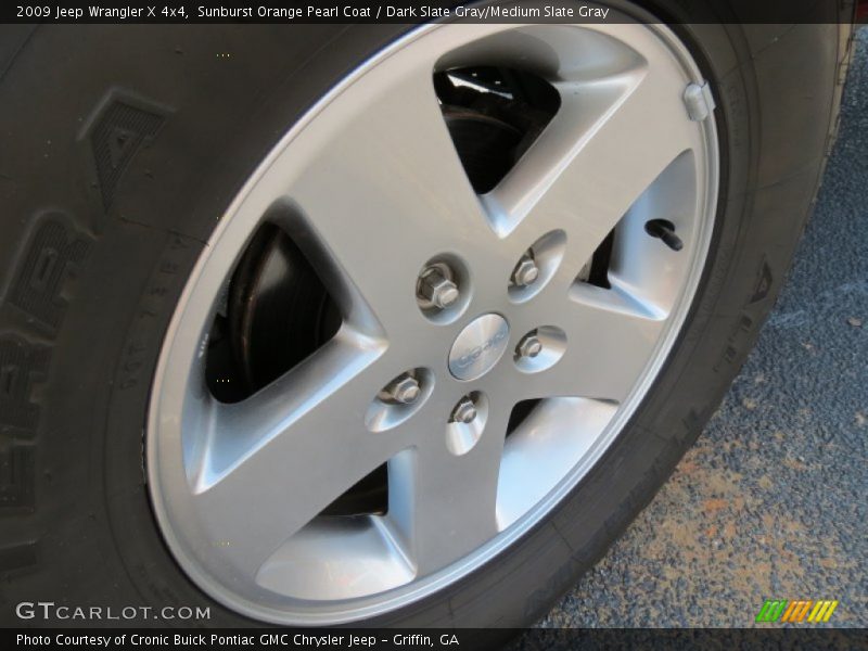 Sunburst Orange Pearl Coat / Dark Slate Gray/Medium Slate Gray 2009 Jeep Wrangler X 4x4