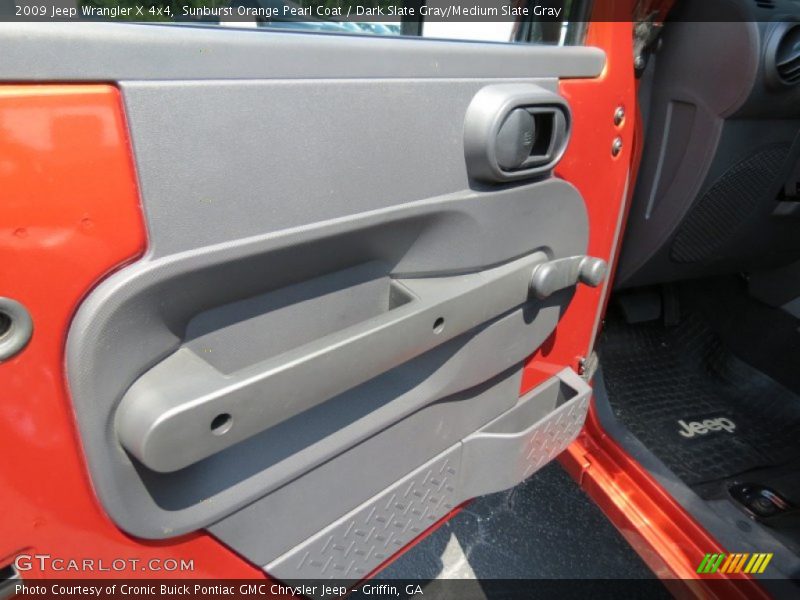 Sunburst Orange Pearl Coat / Dark Slate Gray/Medium Slate Gray 2009 Jeep Wrangler X 4x4