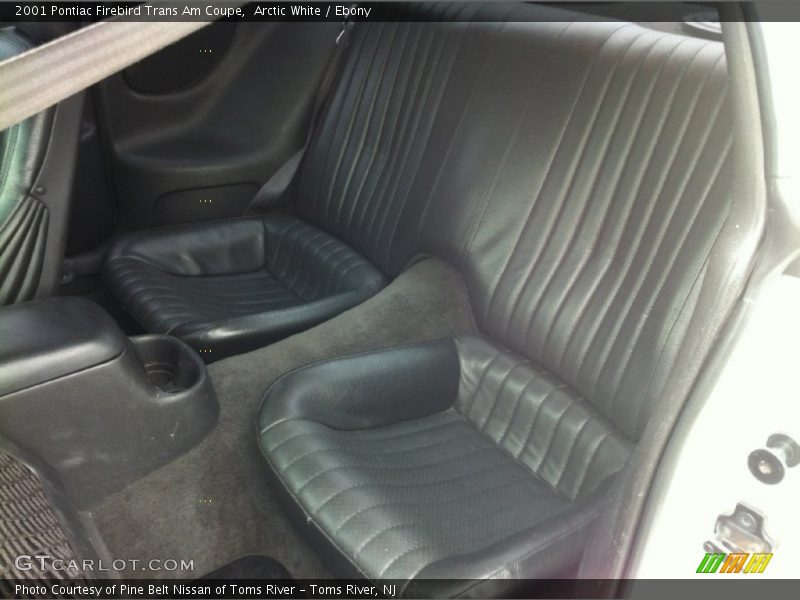 Rear Seat of 2001 Firebird Trans Am Coupe