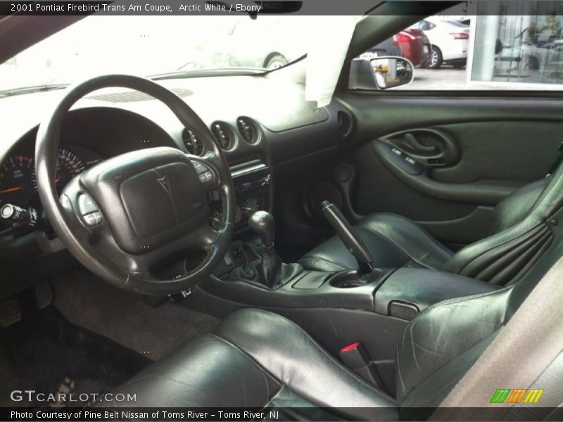 Ebony Interior - 2001 Firebird Trans Am Coupe 