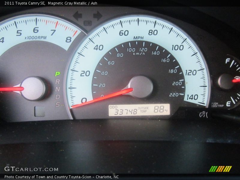 Magnetic Gray Metallic / Ash 2011 Toyota Camry SE