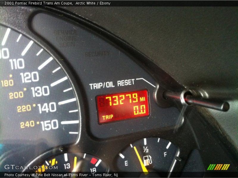  2001 Firebird Trans Am Coupe Trans Am Coupe Gauges