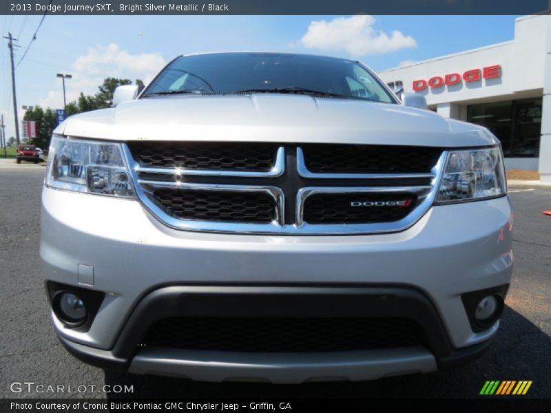 Bright Silver Metallic / Black 2013 Dodge Journey SXT