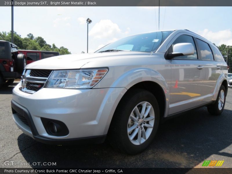Bright Silver Metallic / Black 2013 Dodge Journey SXT