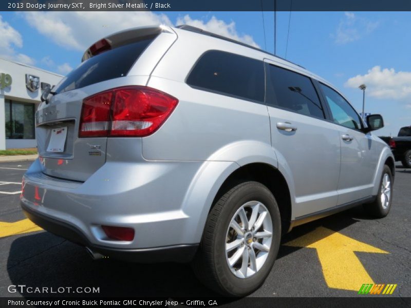 Bright Silver Metallic / Black 2013 Dodge Journey SXT