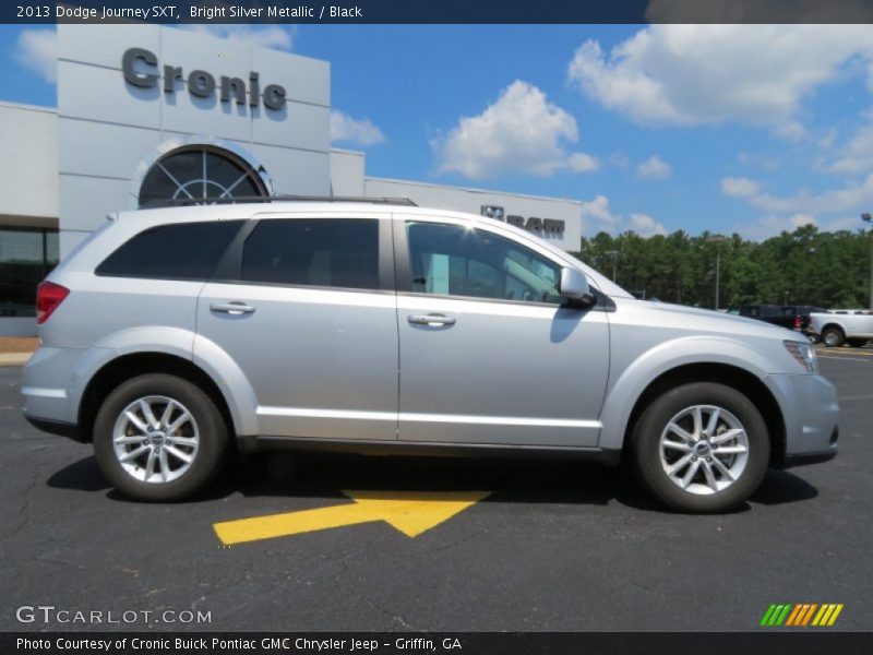 Bright Silver Metallic / Black 2013 Dodge Journey SXT