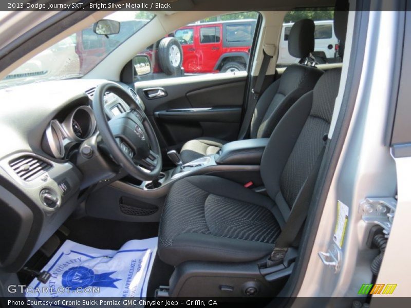 Bright Silver Metallic / Black 2013 Dodge Journey SXT