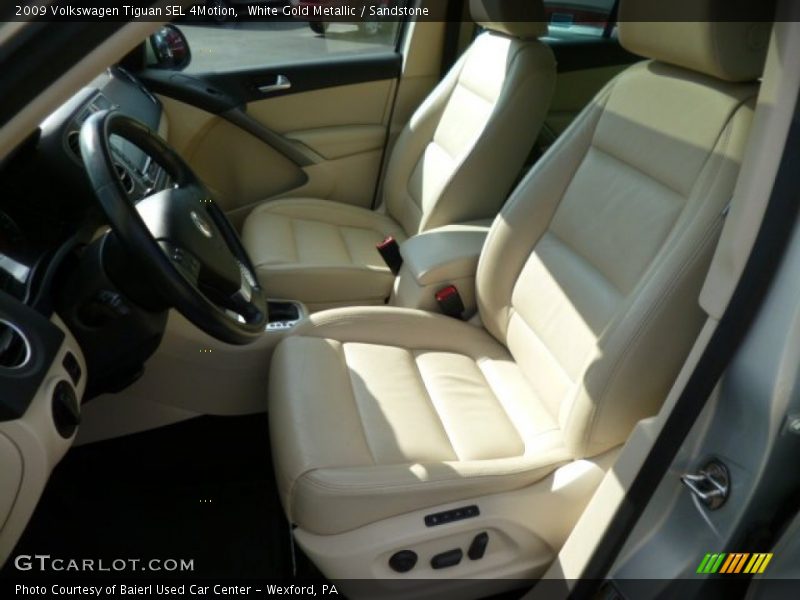 White Gold Metallic / Sandstone 2009 Volkswagen Tiguan SEL 4Motion