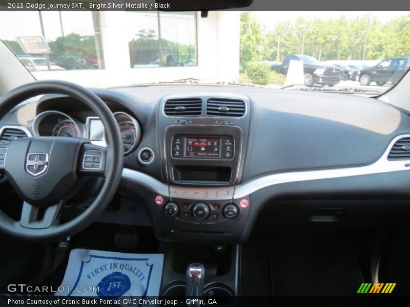 Bright Silver Metallic / Black 2013 Dodge Journey SXT
