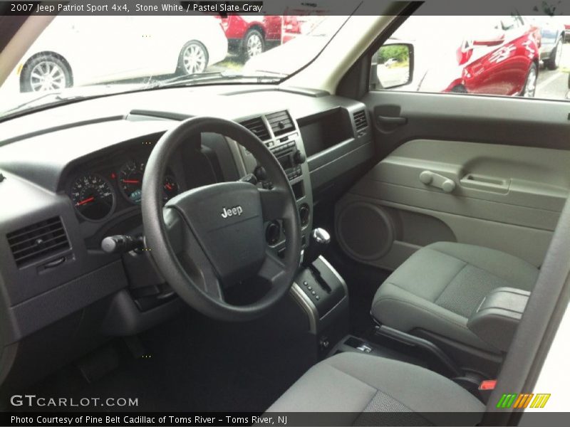 Stone White / Pastel Slate Gray 2007 Jeep Patriot Sport 4x4