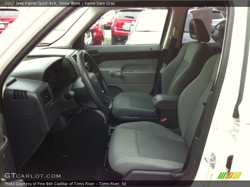 Stone White / Pastel Slate Gray 2007 Jeep Patriot Sport 4x4