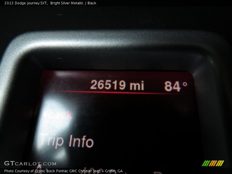 Bright Silver Metallic / Black 2013 Dodge Journey SXT
