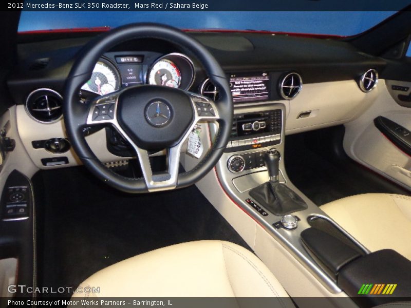 Mars Red / Sahara Beige 2012 Mercedes-Benz SLK 350 Roadster