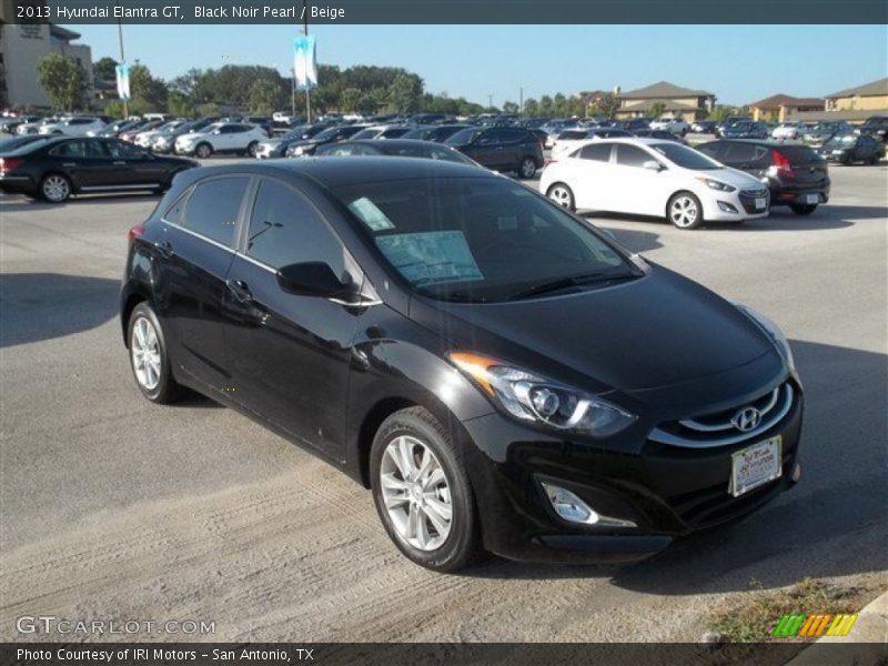 Black Noir Pearl / Beige 2013 Hyundai Elantra GT