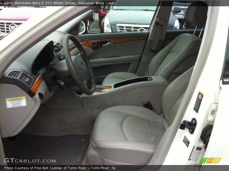 Alabaster White / Ash 2006 Mercedes-Benz E 350 4Matic Sedan