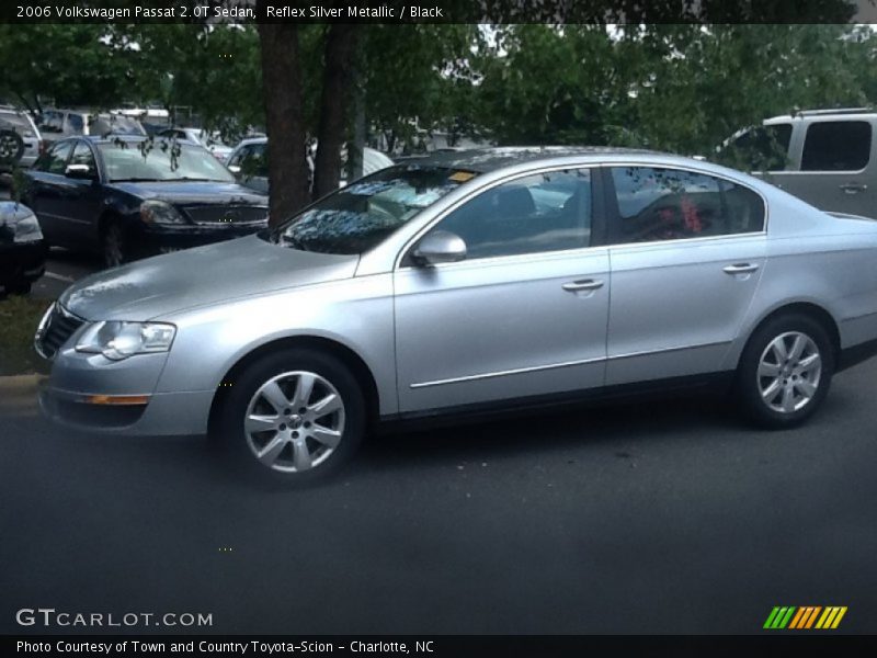 Reflex Silver Metallic / Black 2006 Volkswagen Passat 2.0T Sedan