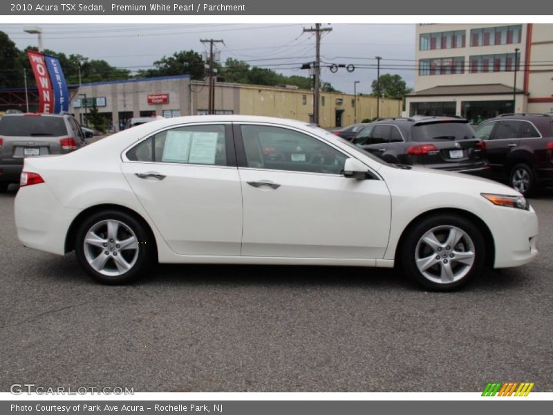 Premium White Pearl / Parchment 2010 Acura TSX Sedan