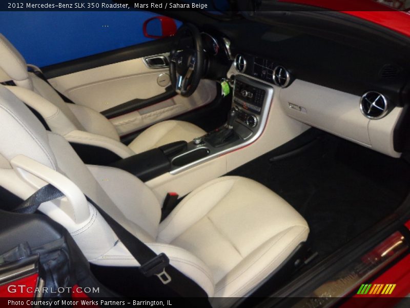 Mars Red / Sahara Beige 2012 Mercedes-Benz SLK 350 Roadster