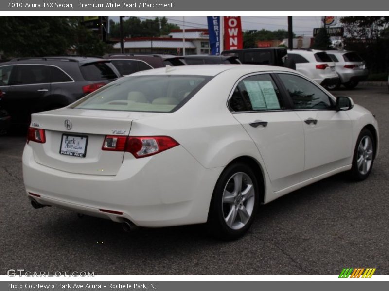 Premium White Pearl / Parchment 2010 Acura TSX Sedan