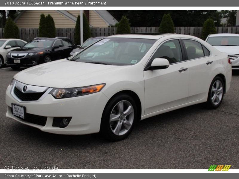 Premium White Pearl / Parchment 2010 Acura TSX Sedan