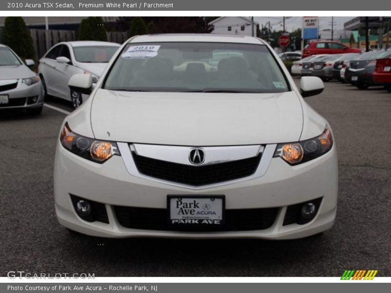 Premium White Pearl / Parchment 2010 Acura TSX Sedan