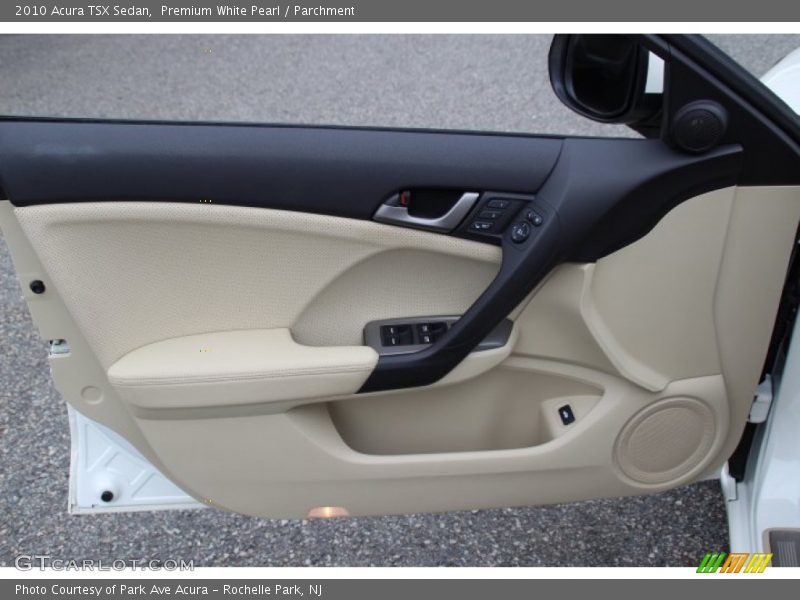 Premium White Pearl / Parchment 2010 Acura TSX Sedan