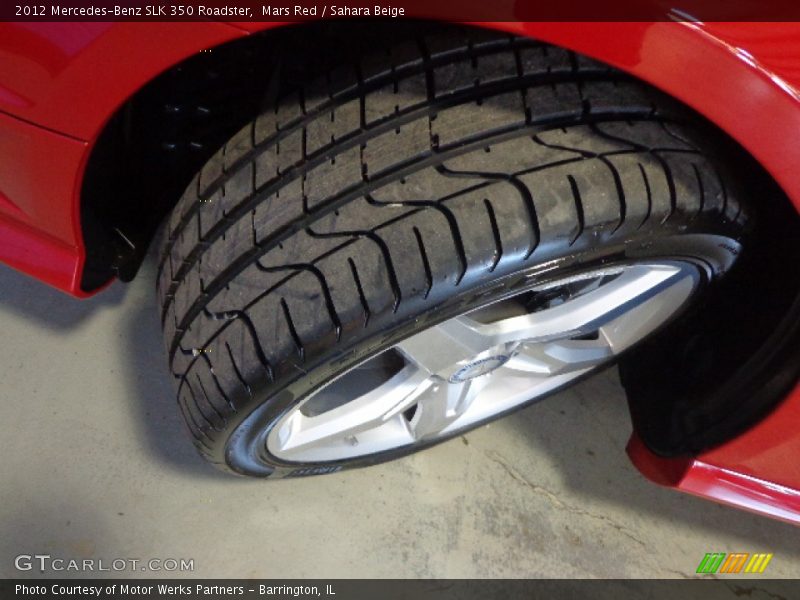 Mars Red / Sahara Beige 2012 Mercedes-Benz SLK 350 Roadster