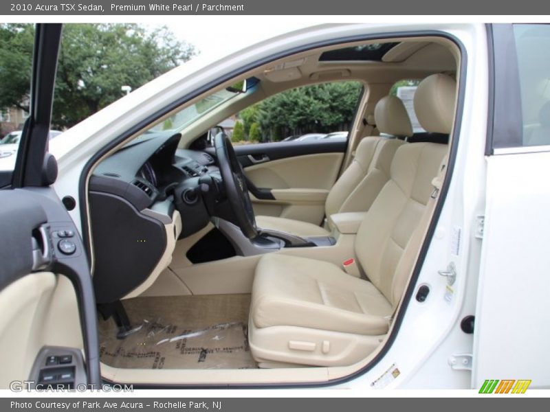 Premium White Pearl / Parchment 2010 Acura TSX Sedan