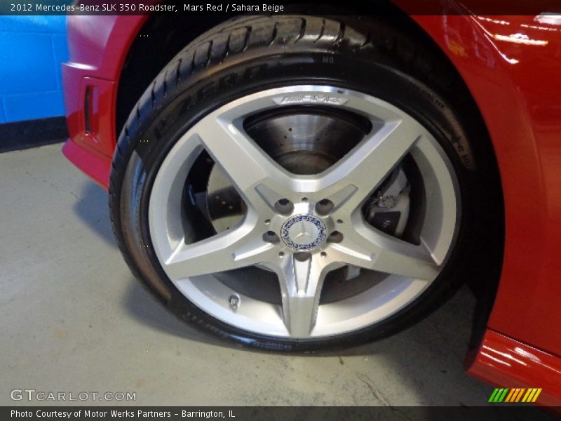 Mars Red / Sahara Beige 2012 Mercedes-Benz SLK 350 Roadster