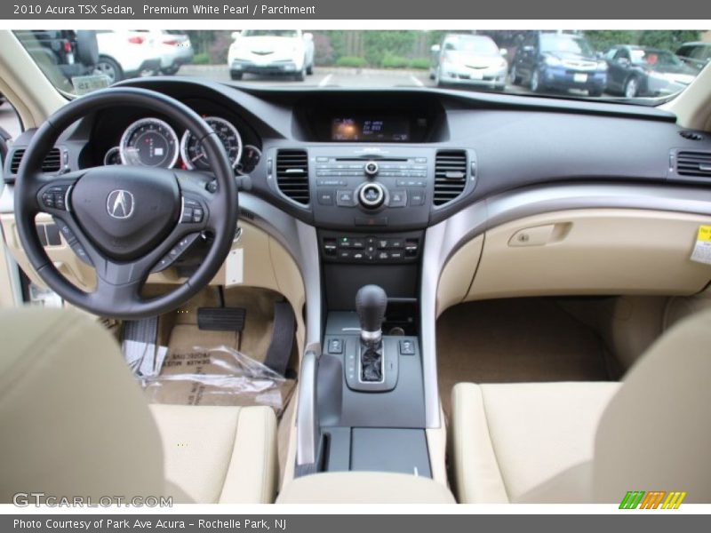 Premium White Pearl / Parchment 2010 Acura TSX Sedan