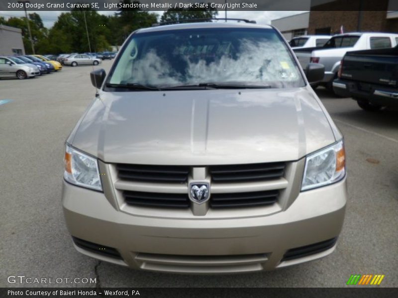 Light Sandstone Metallic / Dark Slate Gray/Light Shale 2009 Dodge Grand Caravan SE