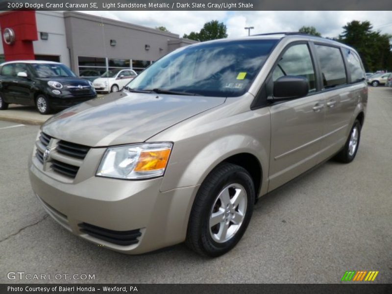 Light Sandstone Metallic / Dark Slate Gray/Light Shale 2009 Dodge Grand Caravan SE