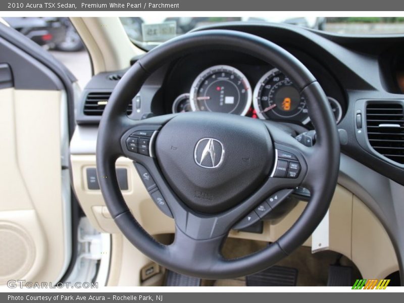 Premium White Pearl / Parchment 2010 Acura TSX Sedan