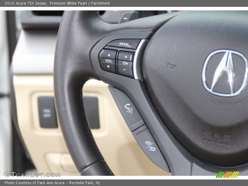 Premium White Pearl / Parchment 2010 Acura TSX Sedan