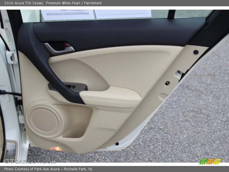 Premium White Pearl / Parchment 2010 Acura TSX Sedan