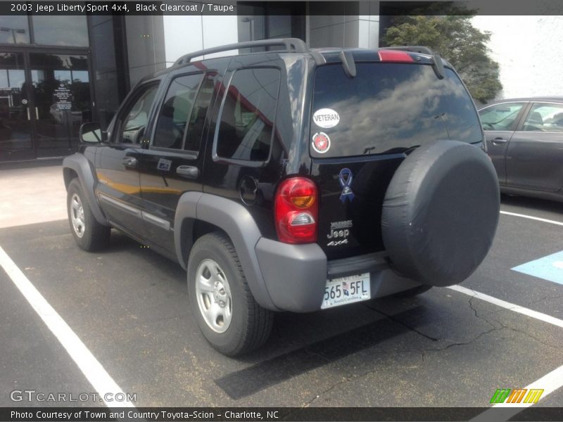 Black Clearcoat / Taupe 2003 Jeep Liberty Sport 4x4