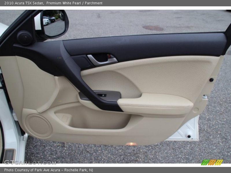 Premium White Pearl / Parchment 2010 Acura TSX Sedan