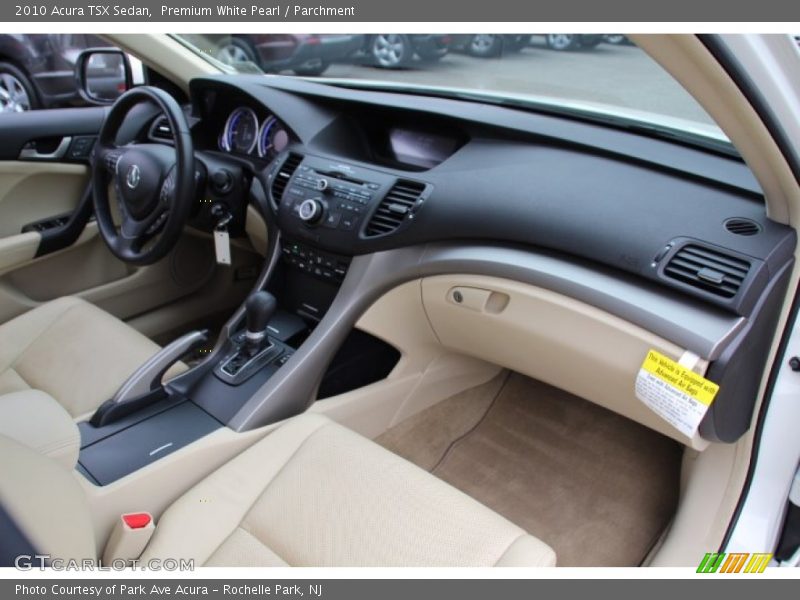 Premium White Pearl / Parchment 2010 Acura TSX Sedan