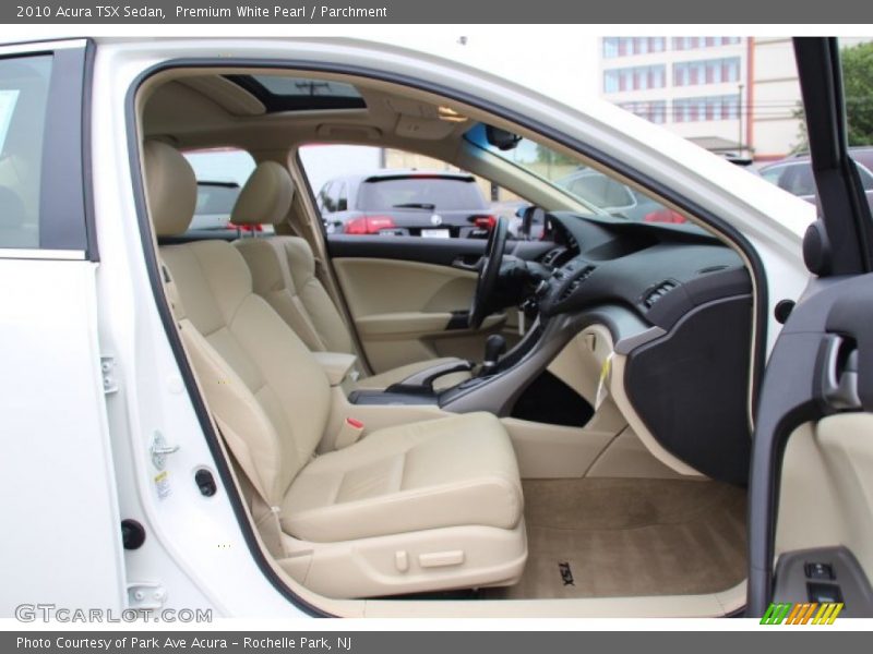 Premium White Pearl / Parchment 2010 Acura TSX Sedan