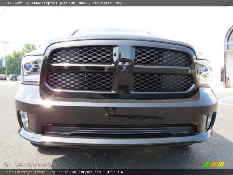 Black / Black/Diesel Gray 2013 Ram 1500 Black Express Quad Cab