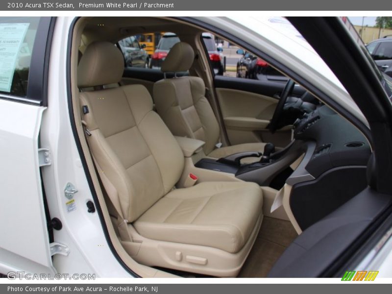 Premium White Pearl / Parchment 2010 Acura TSX Sedan