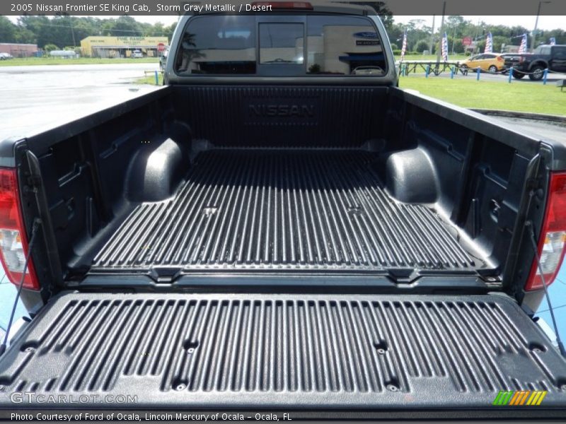 Storm Gray Metallic / Desert 2005 Nissan Frontier SE King Cab