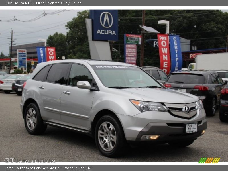 Billet Silver Metallic / Taupe 2009 Acura MDX