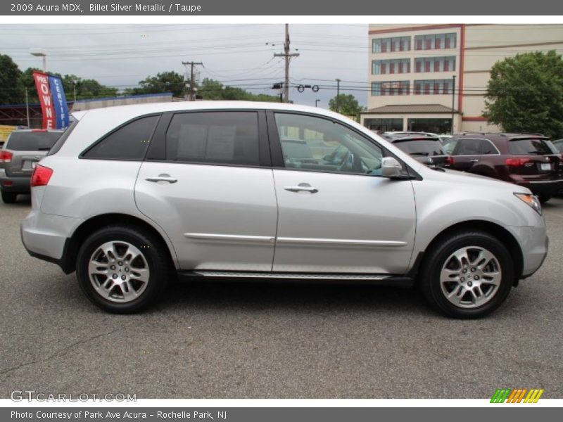 Billet Silver Metallic / Taupe 2009 Acura MDX