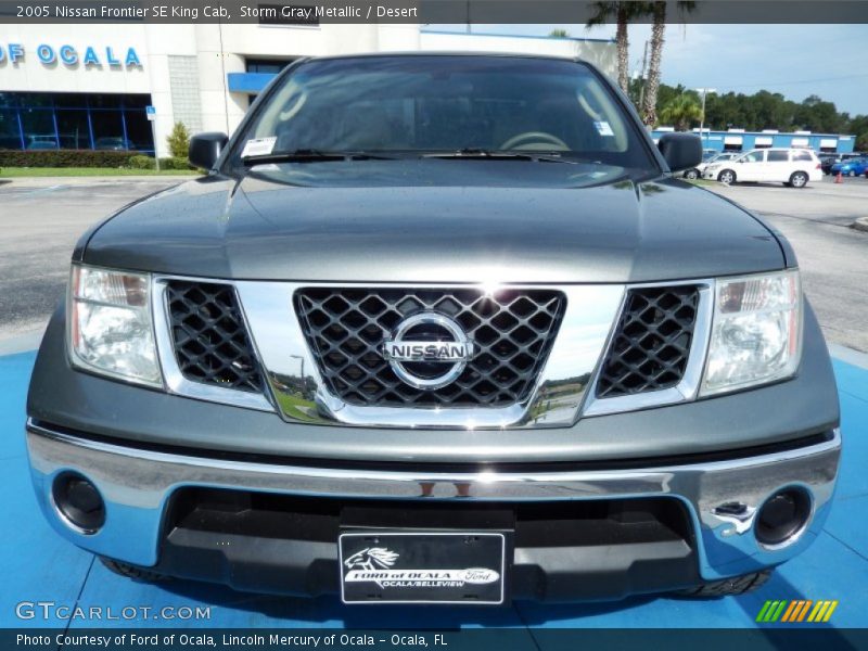 Storm Gray Metallic / Desert 2005 Nissan Frontier SE King Cab