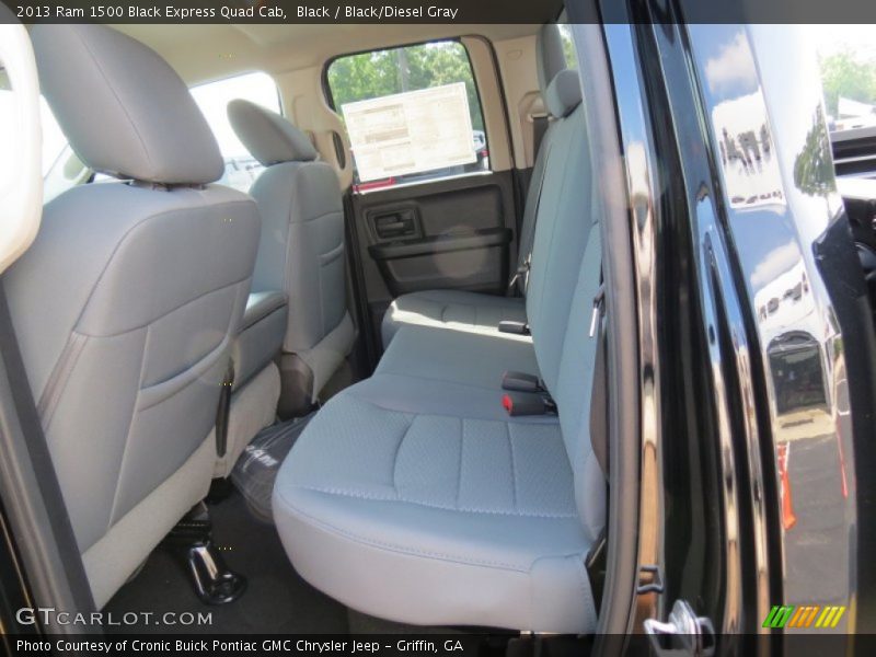 Black / Black/Diesel Gray 2013 Ram 1500 Black Express Quad Cab