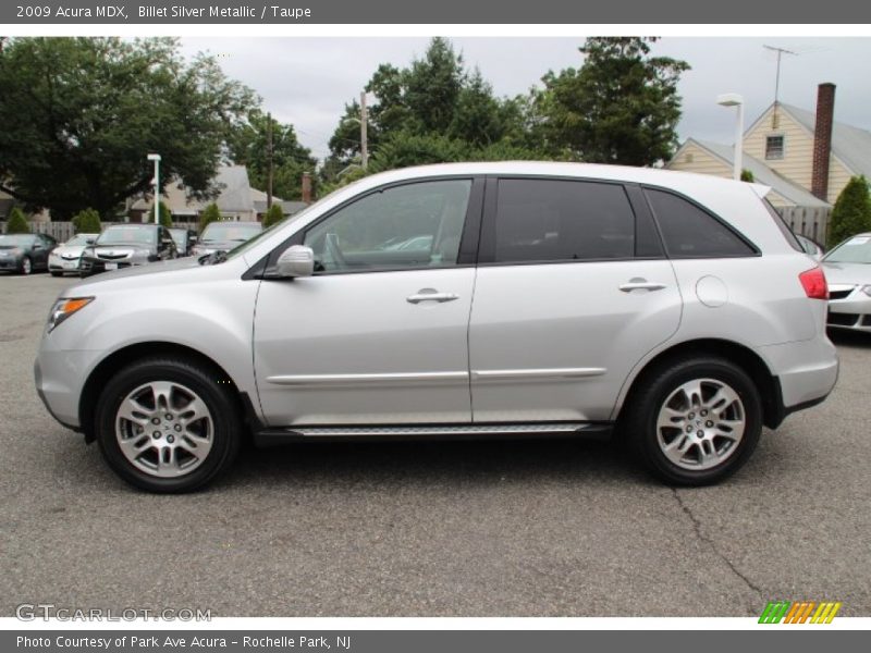 Billet Silver Metallic / Taupe 2009 Acura MDX