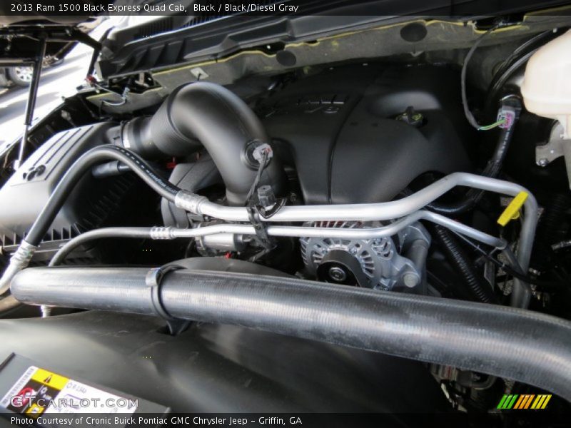 Black / Black/Diesel Gray 2013 Ram 1500 Black Express Quad Cab