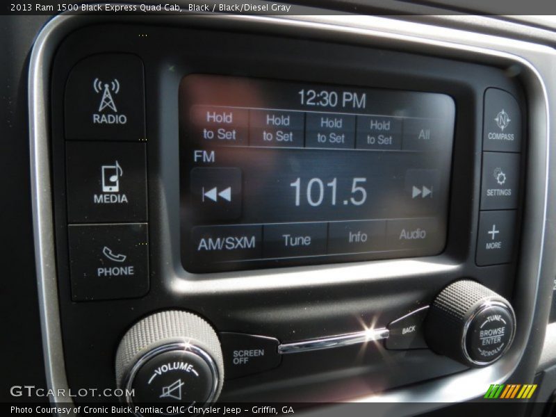 Black / Black/Diesel Gray 2013 Ram 1500 Black Express Quad Cab